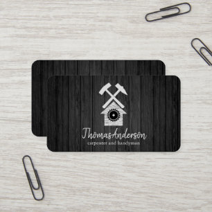Carte De Visite Professionnel Réparateur de Maison Moderne Homme à