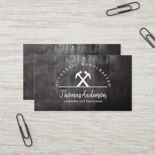 Carte De Visite Professionnel Réparateur de Maison Moderne Homme à