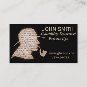 Carte De Visite Professionnel révélateur de détective privé
