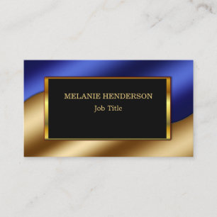 Carte De Visite Professionnel rouge bling d'or de parties