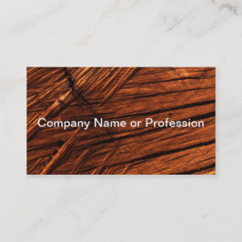 Carte de visite professionnel Rustic Wood