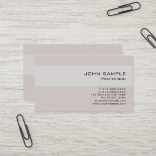 Carte De Visite Professionnel Simple Élégant Harmoniques Couleurs 