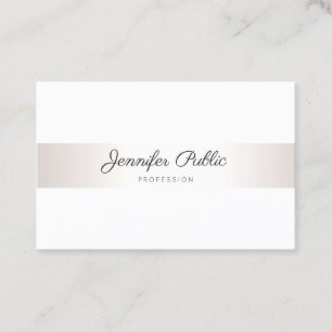 Carte De Visite Professionnel simple minimaliste élégant moderne