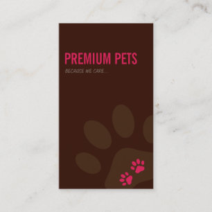 CARTE DE VISITE professionnel soins pour animaux d