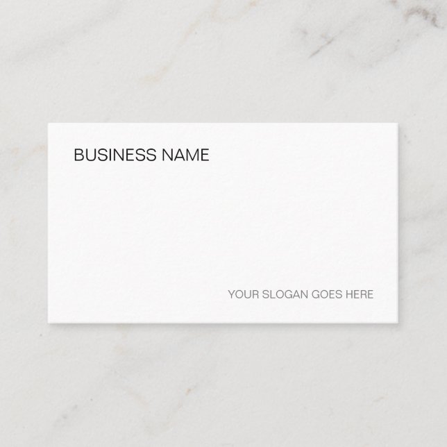 Carte De Visite Professionnel tendance Moderne Élégant Entreprise (Devant)
