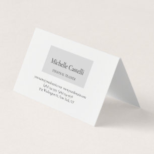 Carte De Visite Professionnel Unique Minimaliste Simple