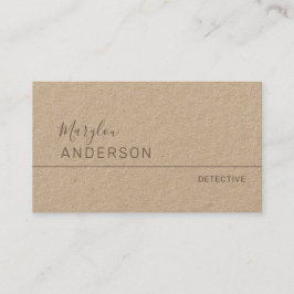 Carte De Visite Professionnel - UNISEX Premium