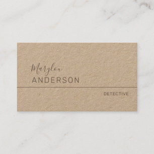 Carte De Visite Professionnel - UNISEX Premium