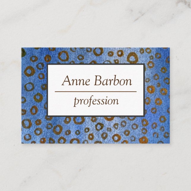 Carte de visite professionnelle (Devant)