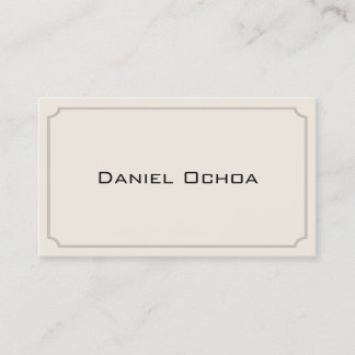Carte de visite professionnelle à bordure simple p