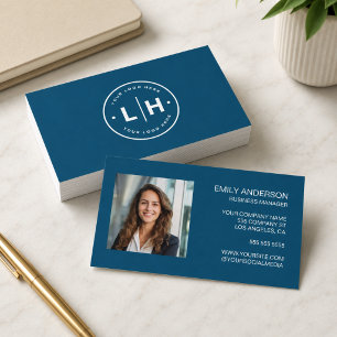 Carte de visite professionnelle avec logo personna