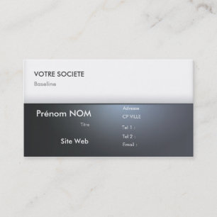 Carte de visite Professionnelle - Business Card