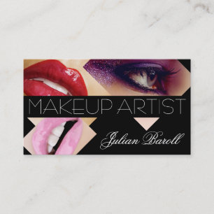 Carte de visite professionnelle de beauté Artiste