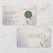 Carte de visite professionnelle de conseiller en s