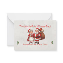 Carte de visite professionnelle de Père Noël M. et