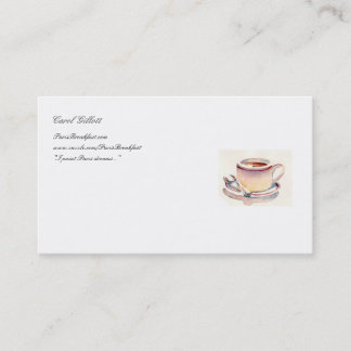 Carte de visite professionnelle de visite de petit
