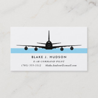Carte de visite professionnelle E-4B 747 Silhouett