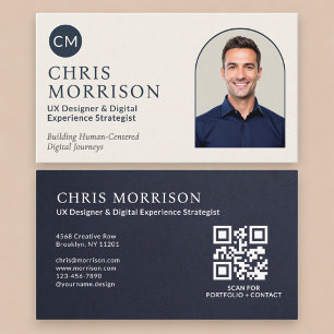 Carte de visite professionnelle en pierre d'ardois