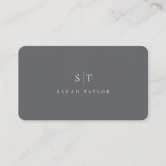 Carte de visite professionnelle minimale et propre