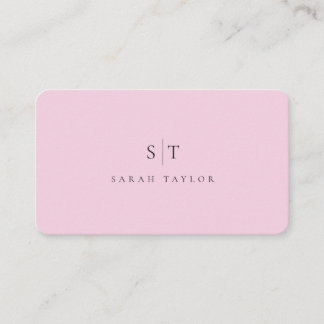 Carte de visite professionnelle minimale et propre