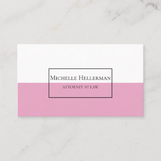 Carte de visite professionnelle minimaliste