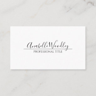 Carte de visite professionnelle moderne