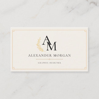 Carte de visite professionnelle moderne et minimal