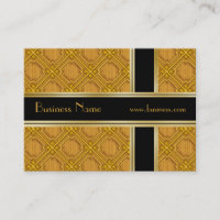 Carte de visite professionnelle noir or embossée 2