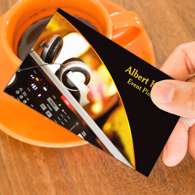 Carte de visite professionnelle pour DJ (Créateur téléchargé)