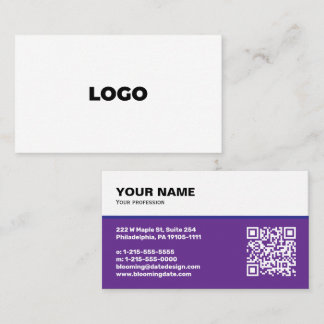Carte de visite professionnelle pour entrepreneur