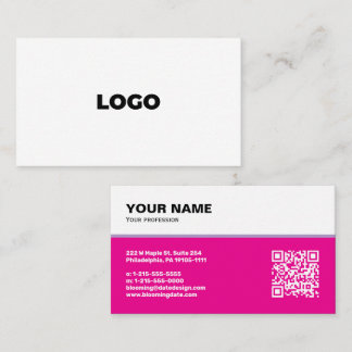 Carte de visite professionnelle pour entrepreneur
