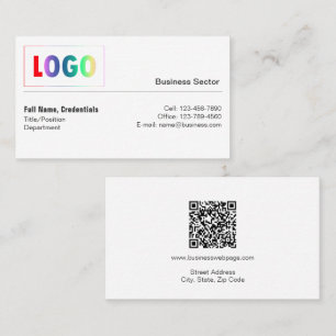 Carte de visite professionnelle recto-verso avec l