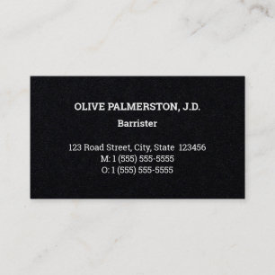 Carte de visite professionnelle simple pour cabine