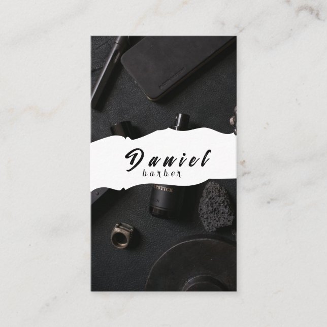 Carte De Visite Professionnels des cheveux à la mode (Devant)