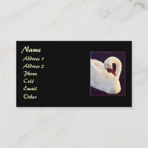 Carte De Visite Profil de Cygne tuberculé