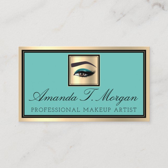 Carte De Visite Prolongation de la courge de maquillage profession (Devant)