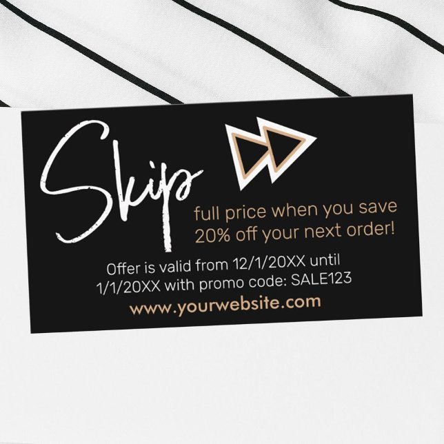 Carte de visite Promo (Créateur téléchargé)