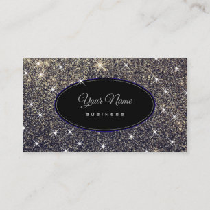 Carte De Visite Promotion Parties scintillant luxueuse Lumineuses