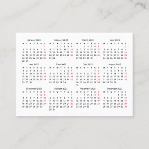 carte de visite promotionnel 2023 - Lundi Début