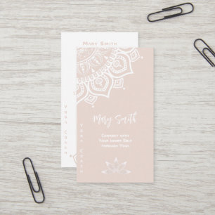Carte De Visite Promouvoir vos services de yoga
