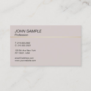 Carte De Visite Propre Design Professionnel Élégant Couleurs harmo