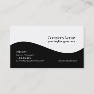 Carte de visite propre et moderne