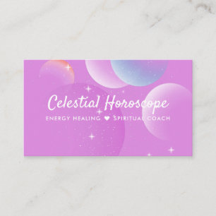 Carte De Visite Psychique Energie Guérir Galaxie Balloons Spiritue