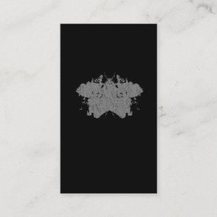 Carte De Visite Psychologie de l'épreuve de tir d'encre de Rorsch