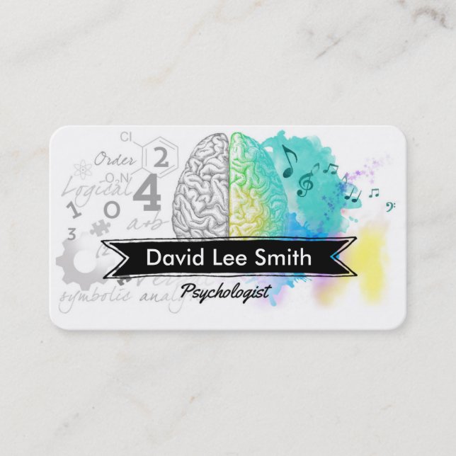 Carte De Visite Psychologist (Devant)