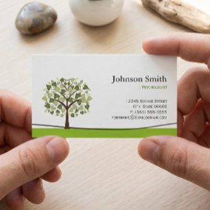 Carte De Visite Psychologue - Elegant Wish Tree