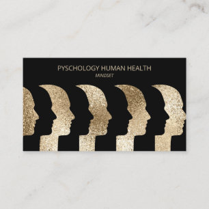 Carte De Visite Psychologue Les Visages Humains Esprit
