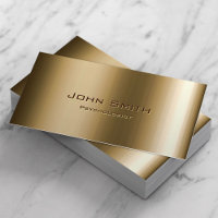 Psychologue Moderne Or Métal Bronze