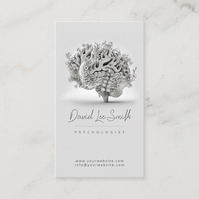 Carte De Visite Psychologue / Neurologue (Devant)