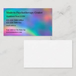 Carte De Visite Psychothérapie moderne Conseiller en santé menta